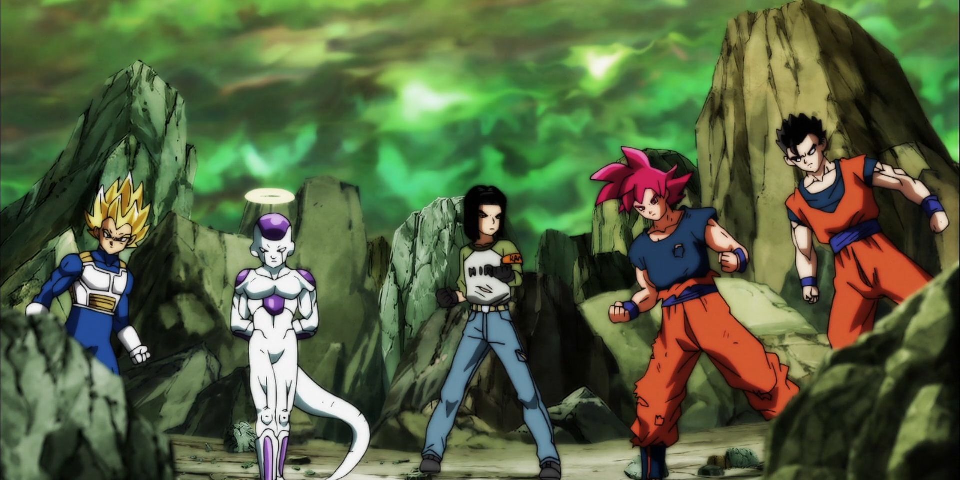 Anime Dragon Ball Super Tournament Of Power Frieza Universe 7