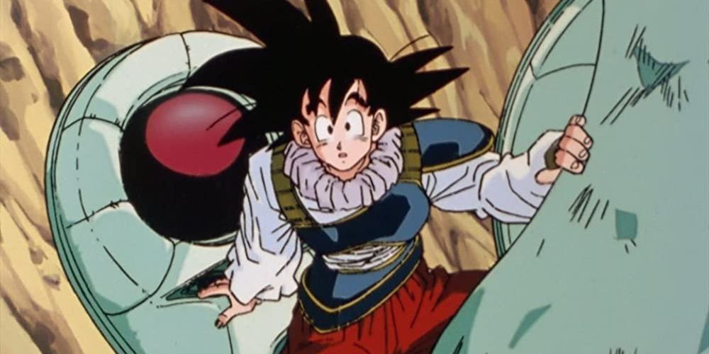Goku returns from Yardrat in Dragon Ball Z.