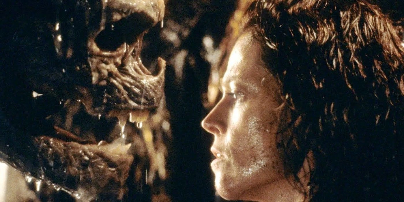 Ellen Ripley confronts her child in Alien: Resurrection