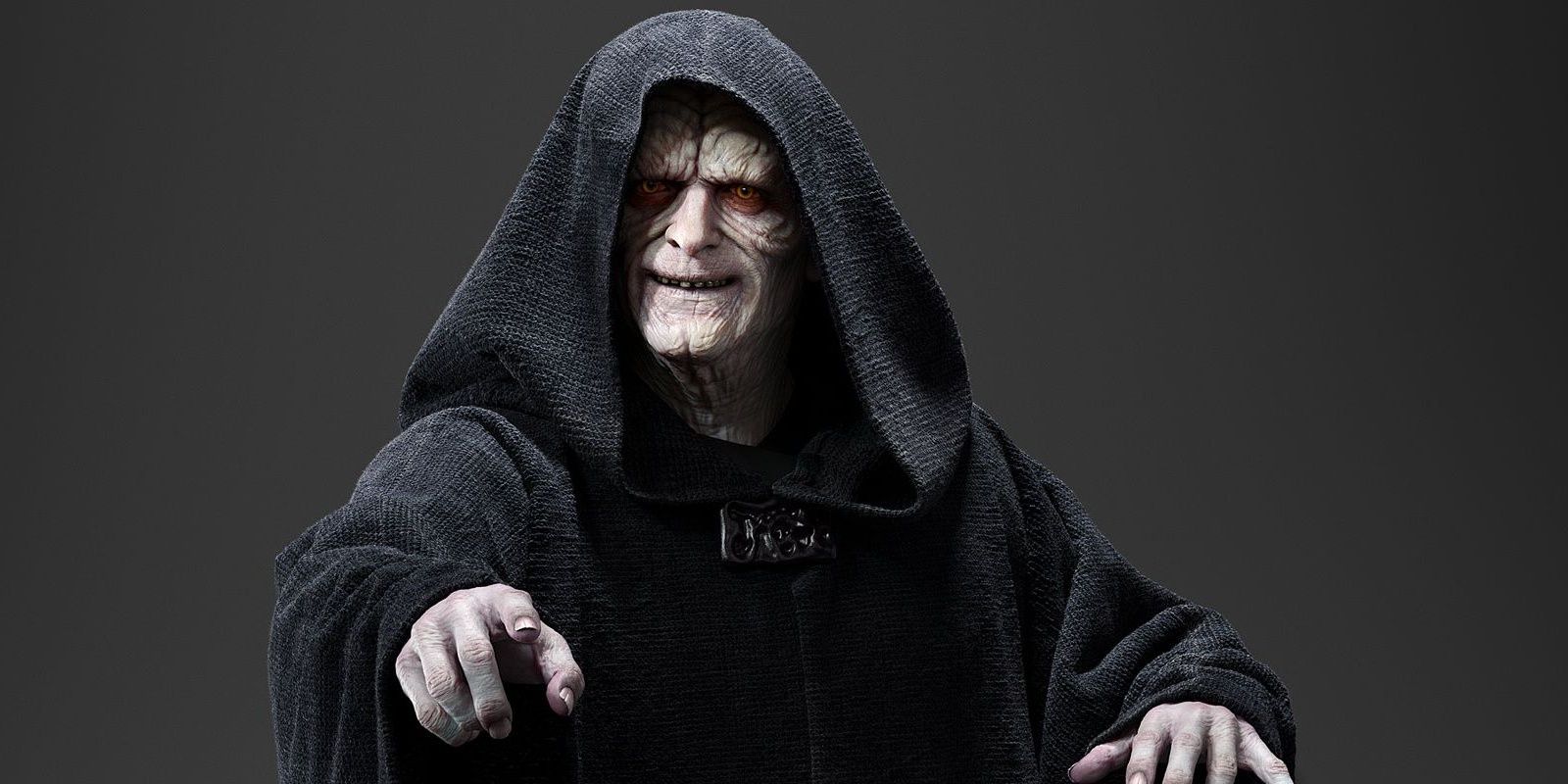 Emperor Palpatine gesturing towards camera 