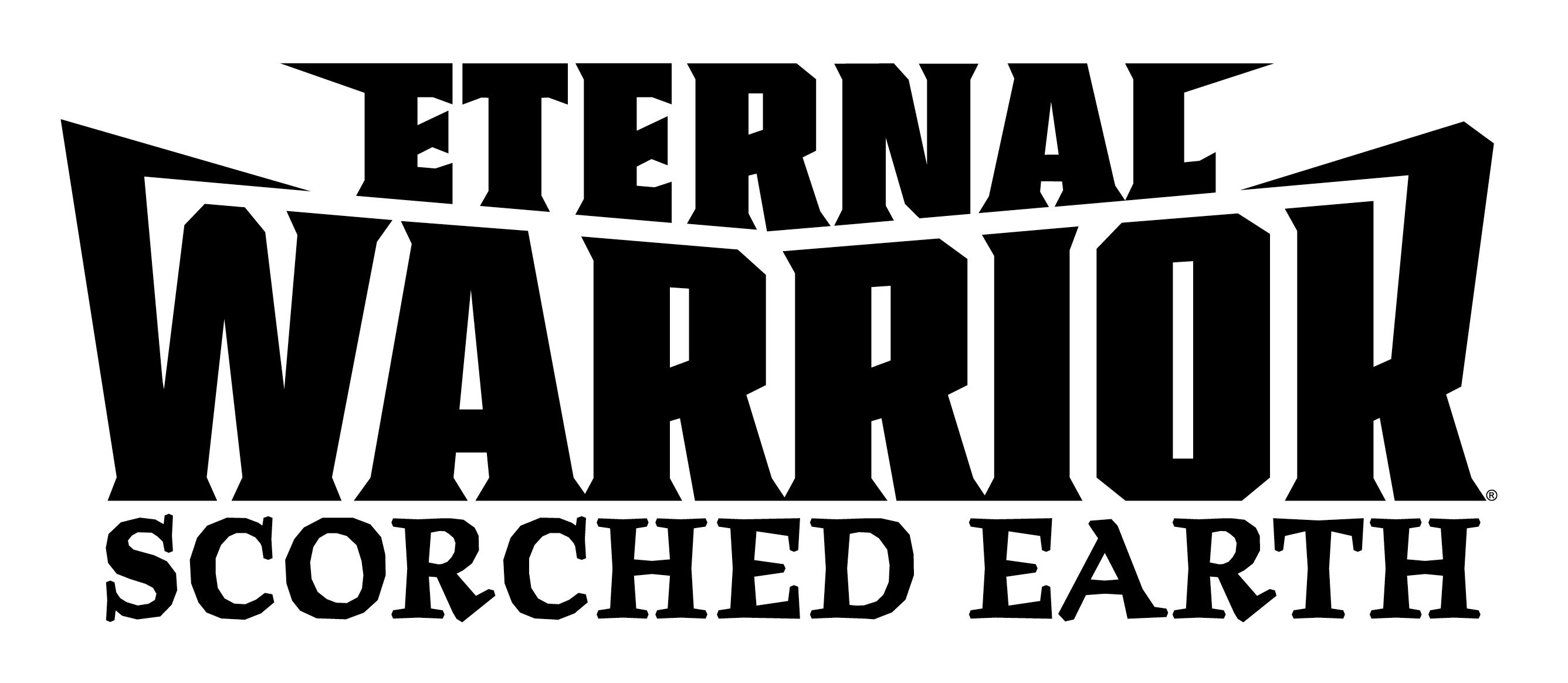 Eternal Warrior: Scorched Earth logo for Valiant Kickstarter graphic novel