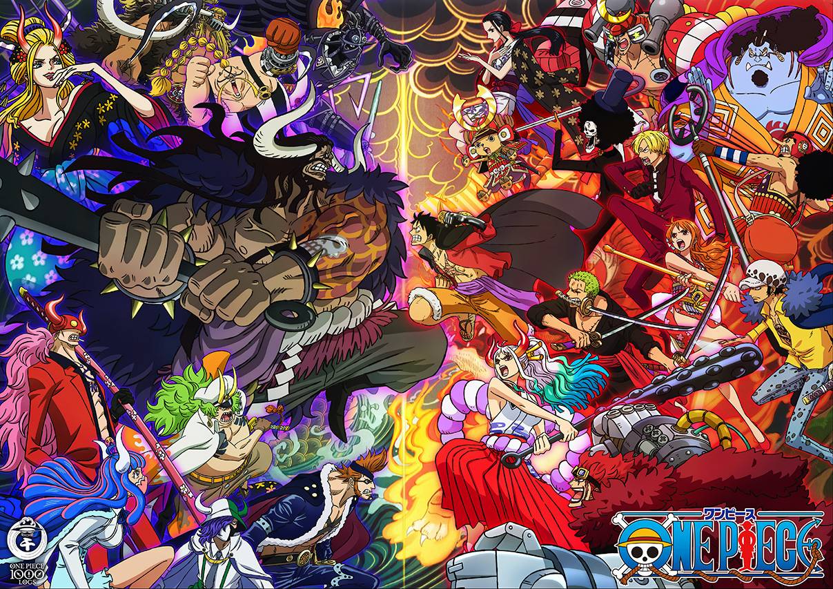 Jaw Dropping One Piece Art Previews 1000th Episode S Epic Battle