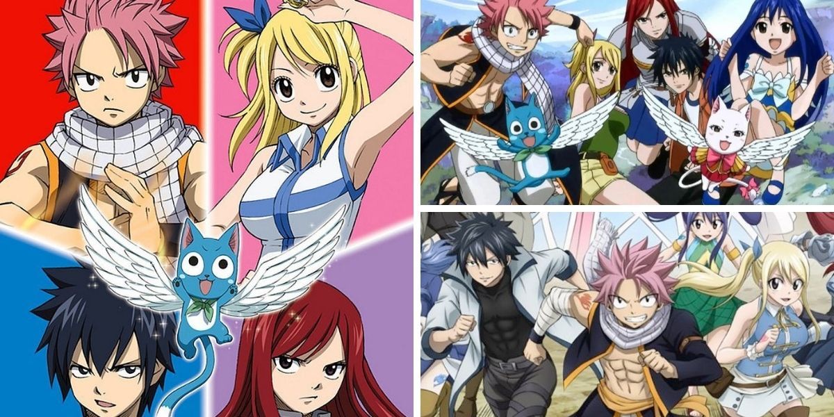 Images feature promo images for Fairy Tail