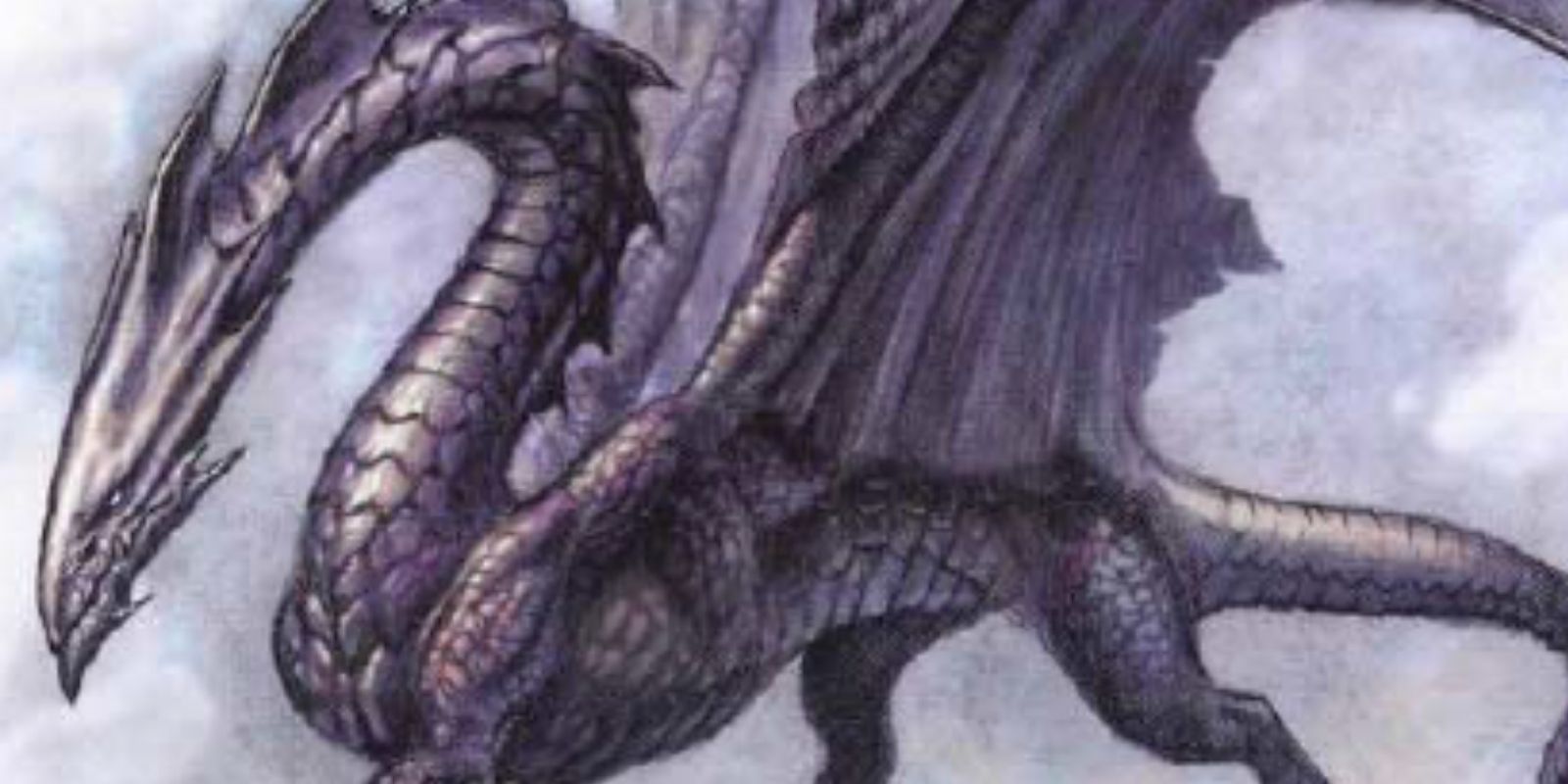 The classic design for the Deep Dragon which appeared in Dungeons and Dragons 3.5 Edition
