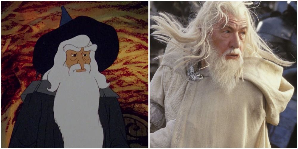 Gandalf in two different incarnations in two different films Lord of the Rings