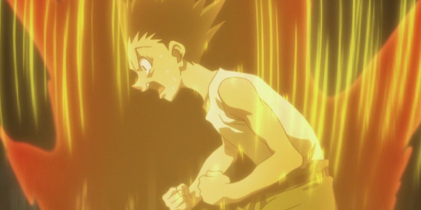 Gon Unleashes All Of His Nen In Hunter X Hunter