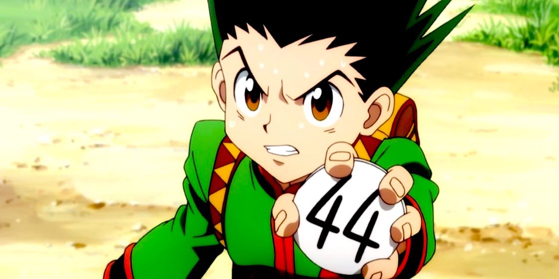 Gon tries to return Hisoka's badge Hunter X Hunter