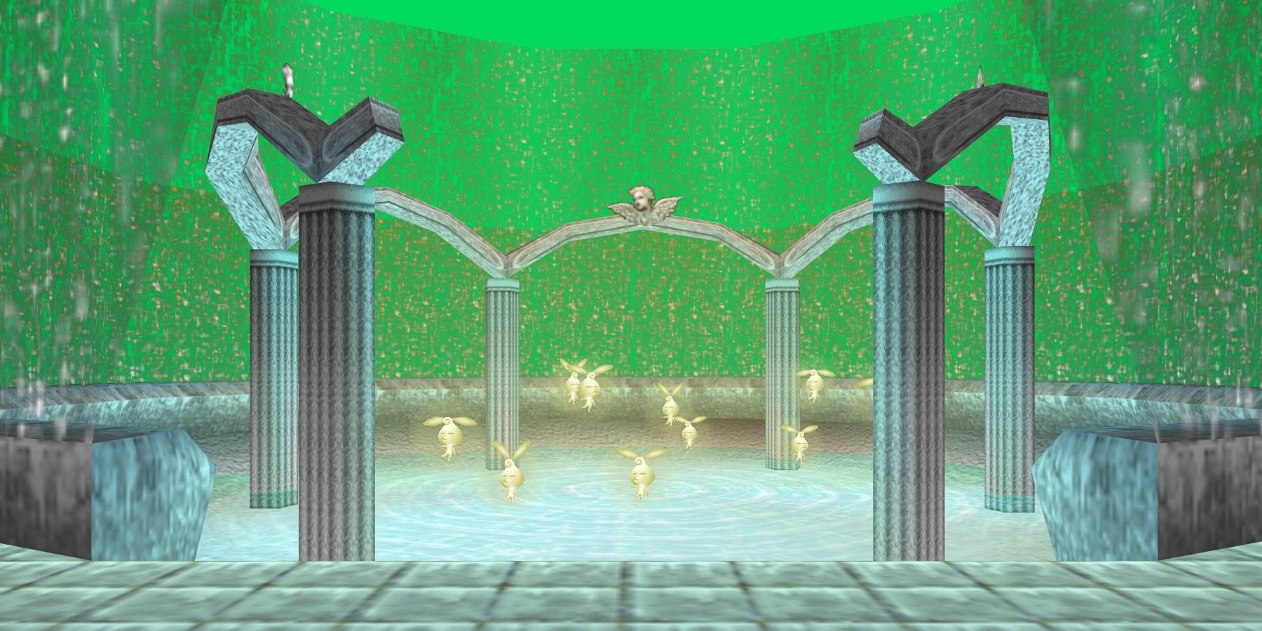 A Great Fairy Fountain in The Legend of Zelda: Majora's Mask