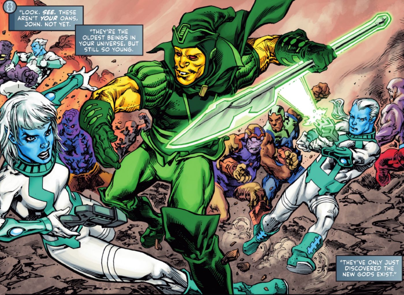 Green Lantern Guardians New Gods