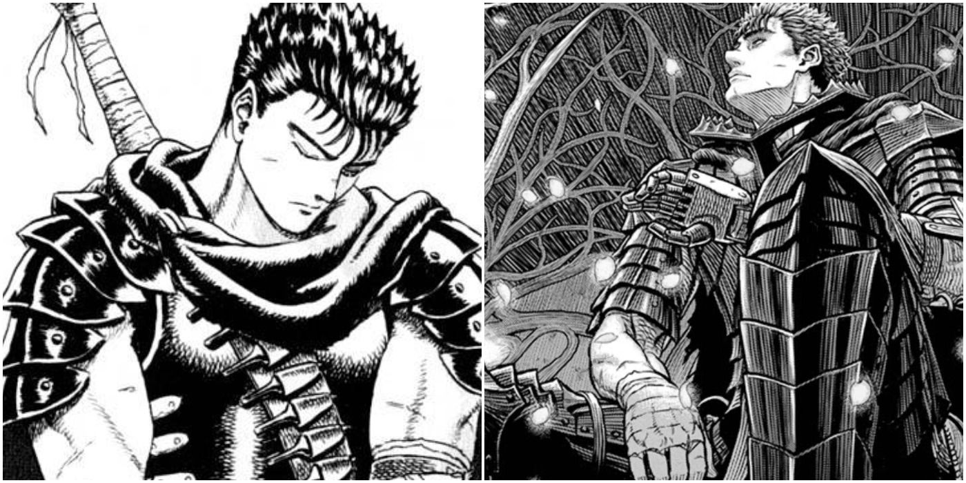 Guts In The First And Last Chapter Of Berserk