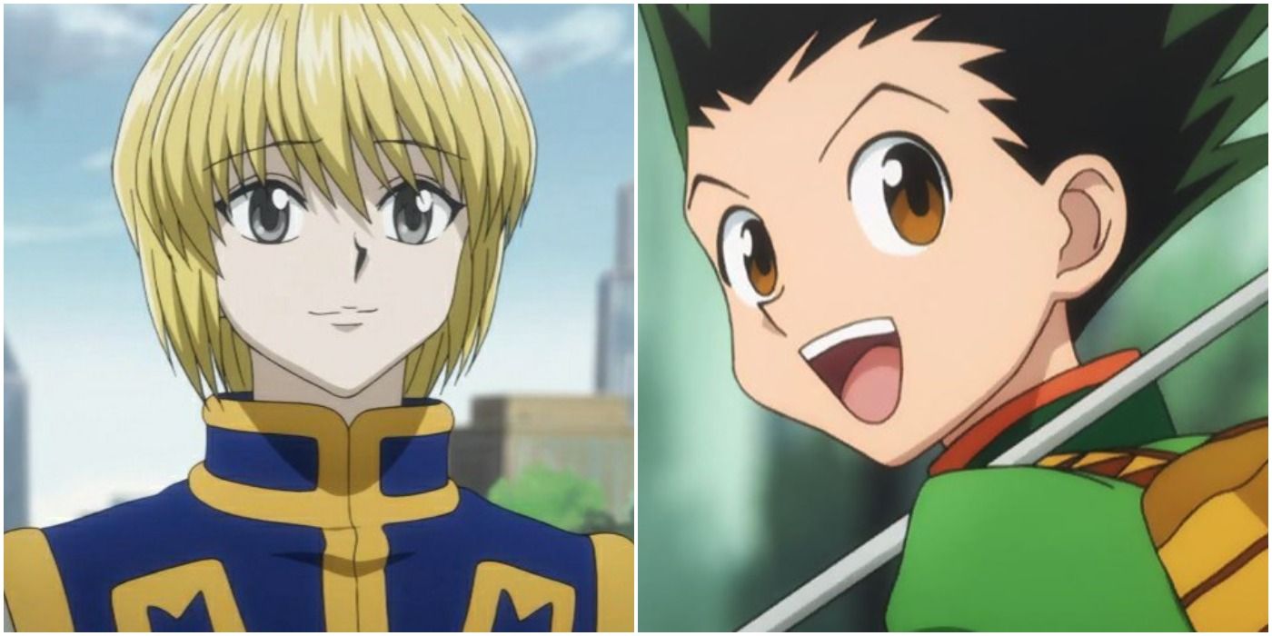 During the scene where leorio and kurapika stare, there's a song