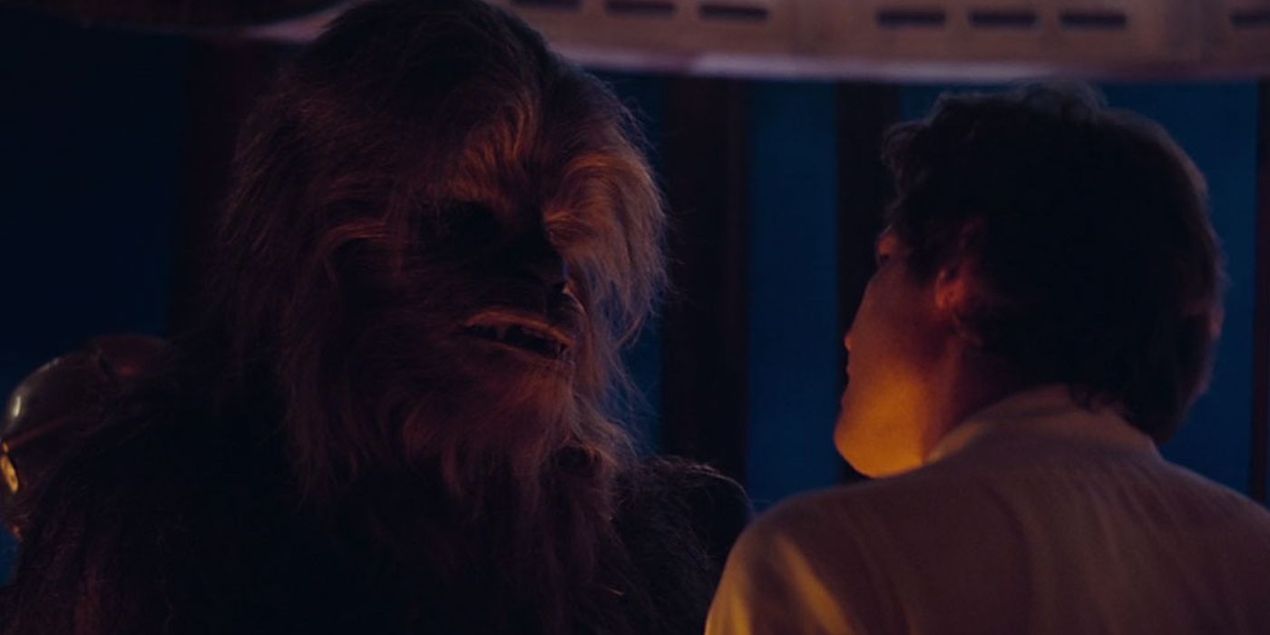 Han and Chewbacca during The Empire Strikes Back