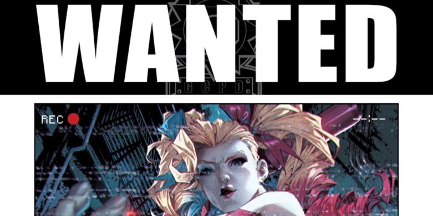 Harley Quinn Fear State Wanted Poster.
