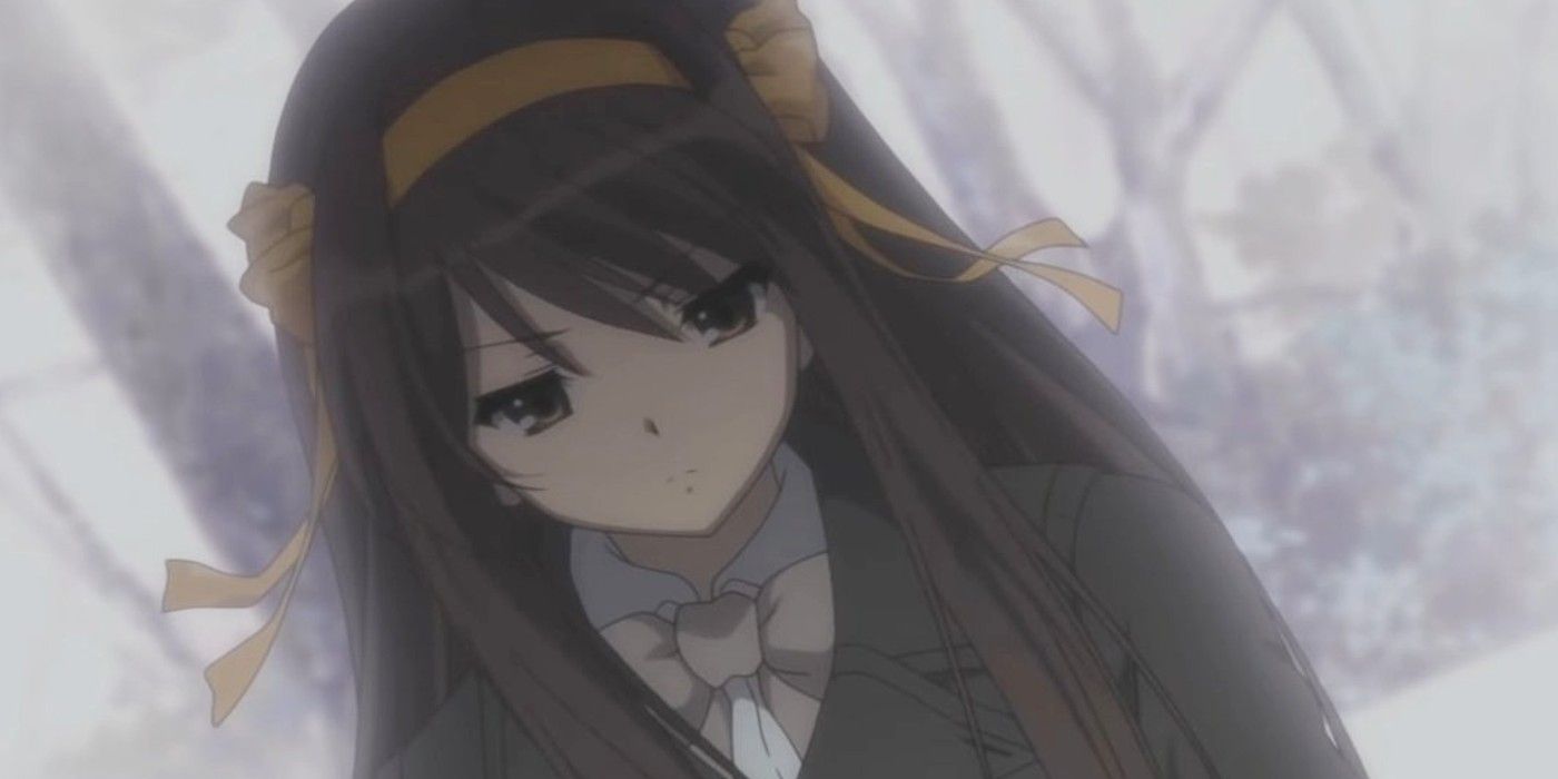 Haruhi Is Bored With Life In The Disappearance Of Haruhi Suzumiya