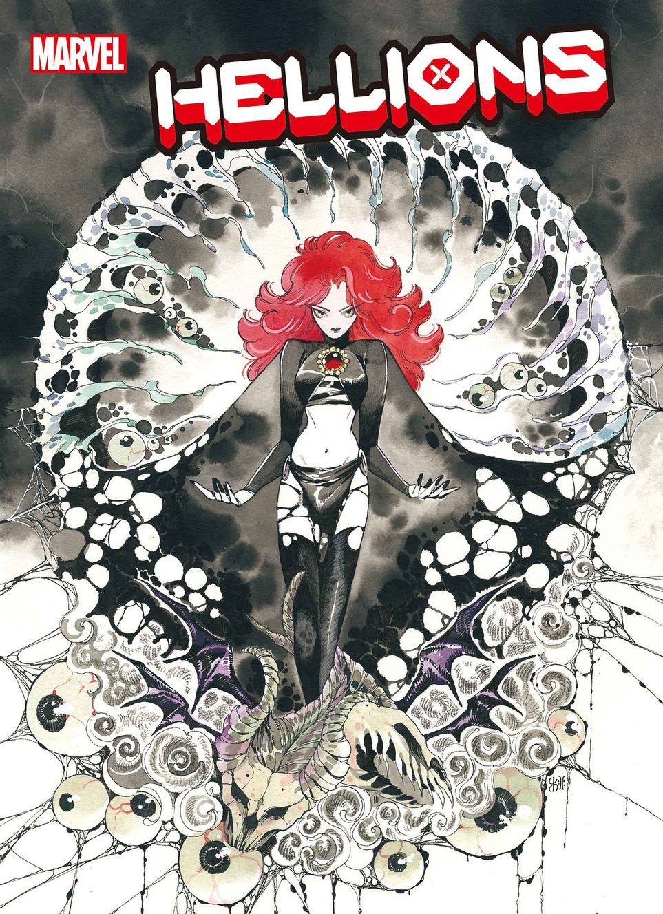 Madelyne Pryor on the cover of Hellions 18 by Peach Momoko