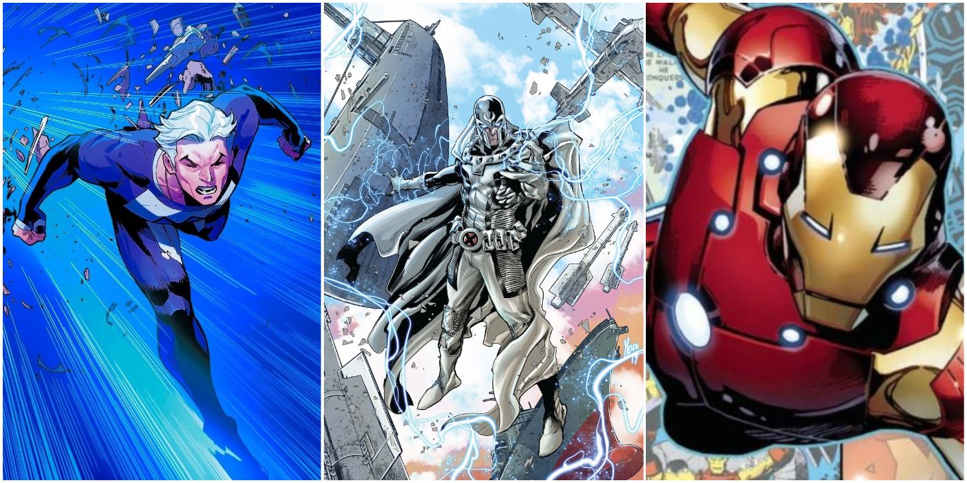 Quicksilver, Magneto, Iron Man