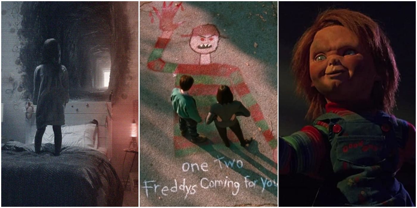 Horror Franchises Bad Entry Bounce Back Paranormal Activity Nightmare On Elm Street Child's Play Trio Header