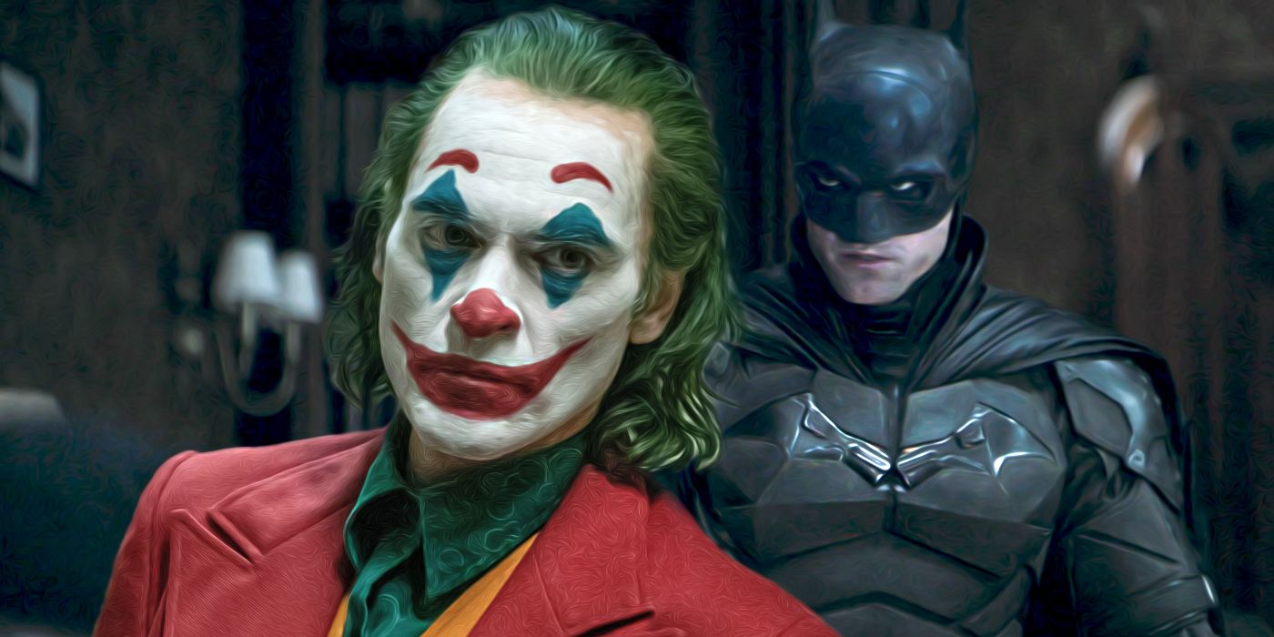 Joaquin Phoenix Joker and Robert Pattinson Batman