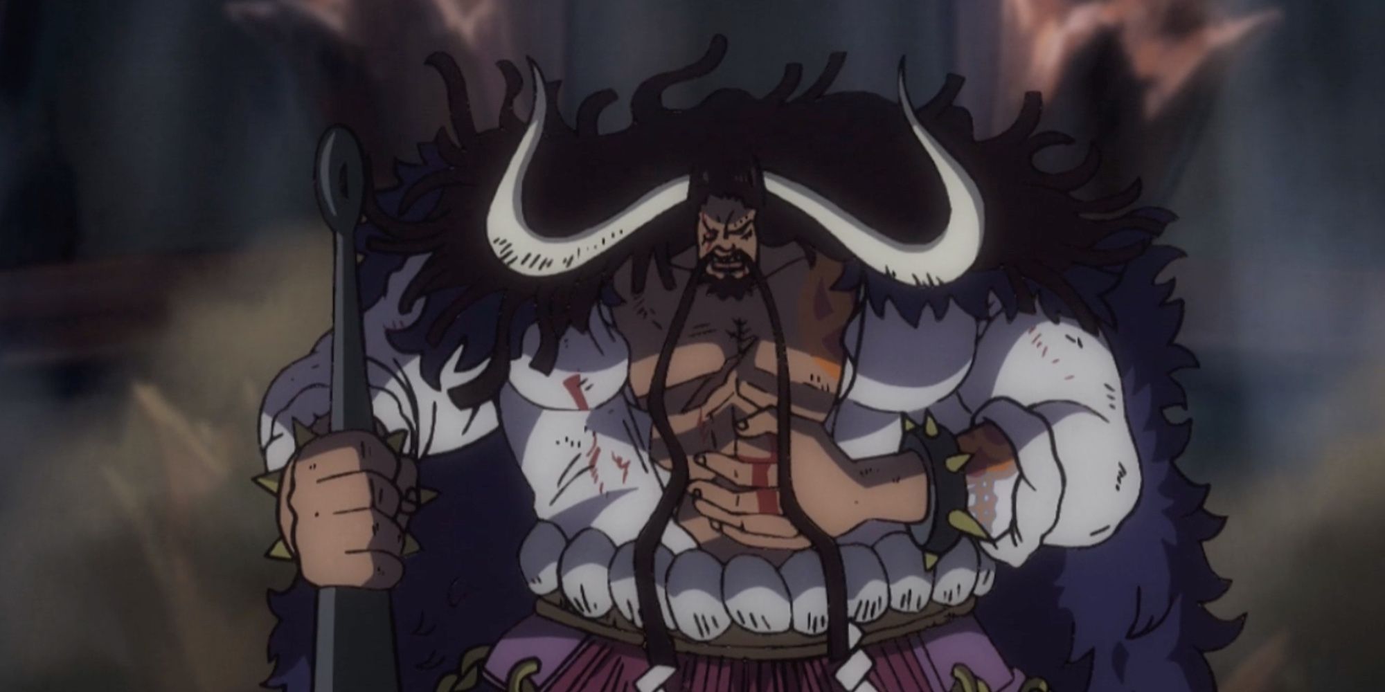 Kaido injured during Onigashima raid in One Piece