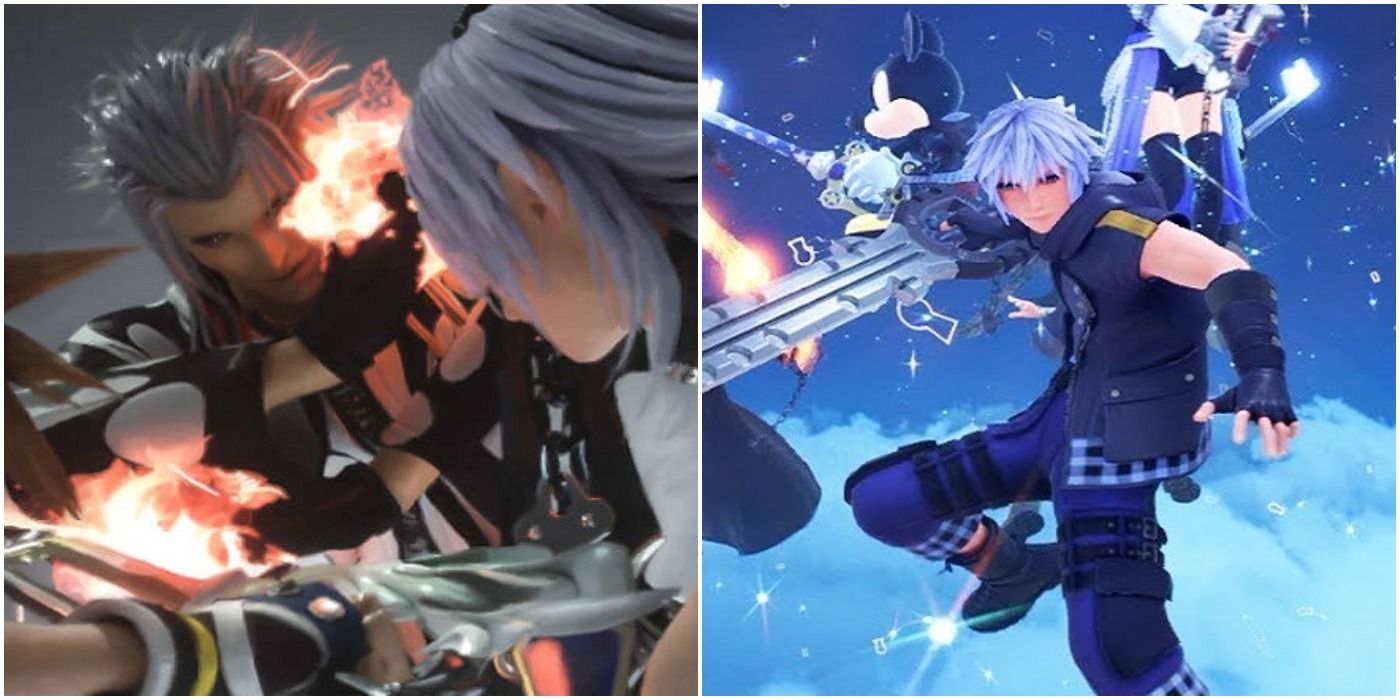 Kingdom Hearts Riku Fights