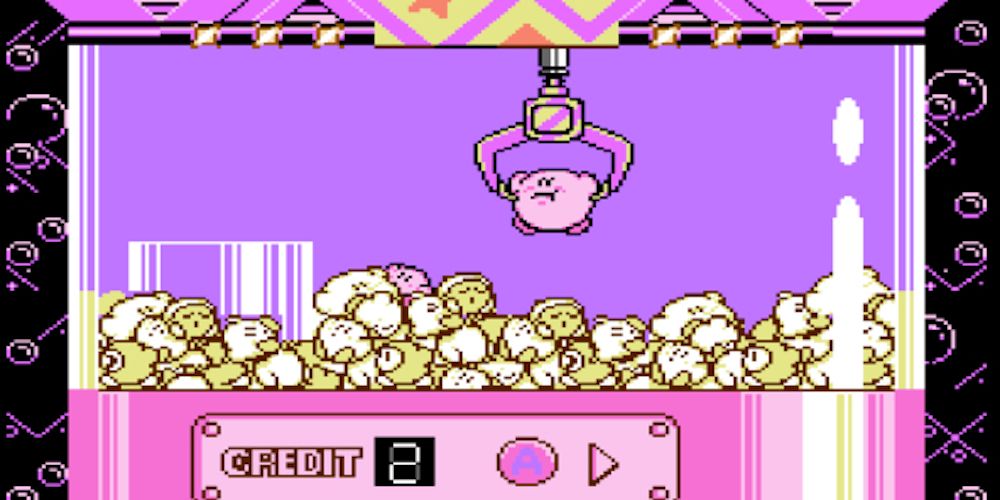 The crane machine in Kirby's Adventure SP.
