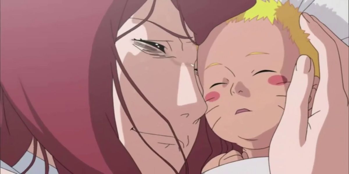 Kushina with an infant Naruto