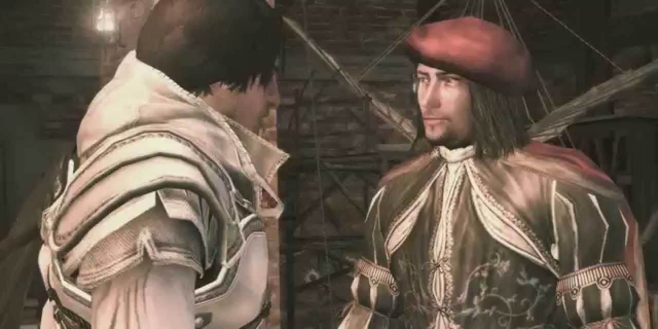 Ezio and Leonardo Da Vinci Assassin's Creed 2