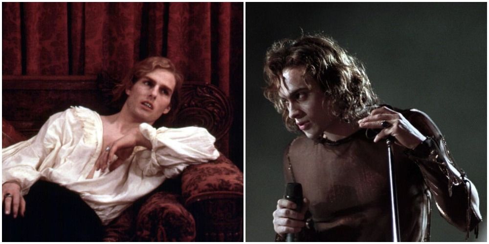 Tom Cruise and Stuart Townsend as Lestat in Interview with the Vampire and Queen of the Damned
