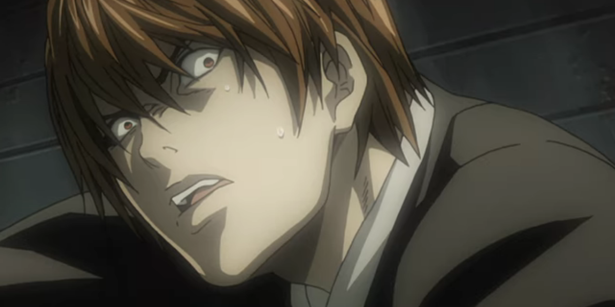 Death Note's Light Yagami Angry