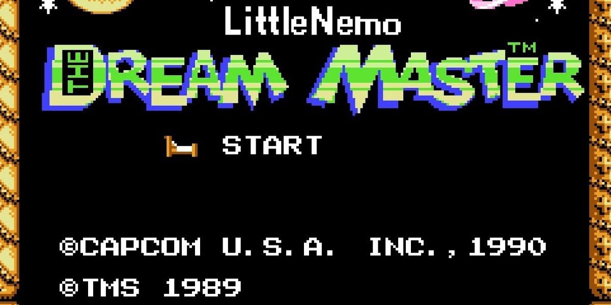 Little nemo the dream master NES title screen