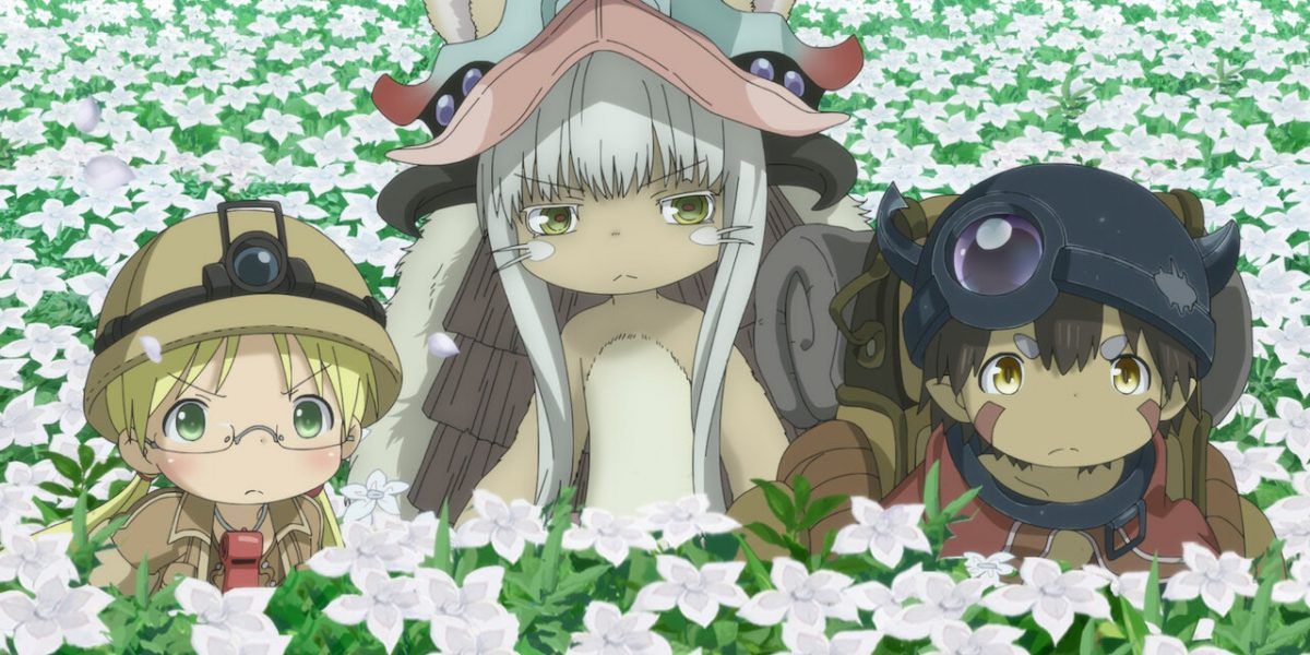 Riko, Reg and Nanachi from Made in Abyss