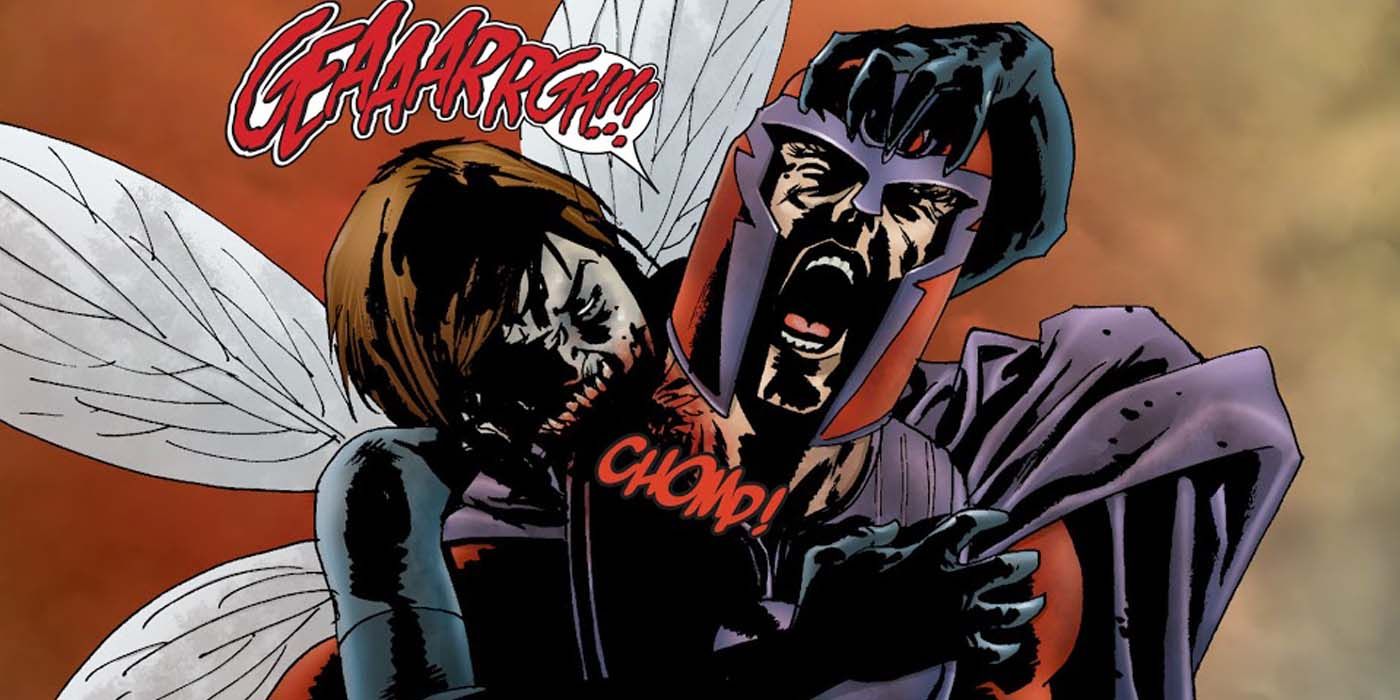Magneto Bitten By Wasp Marvel Zombies