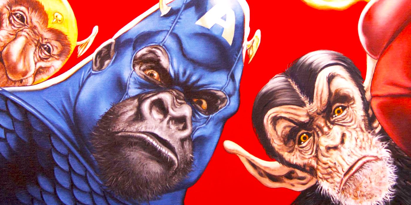 Marvel Apes Looking Angry