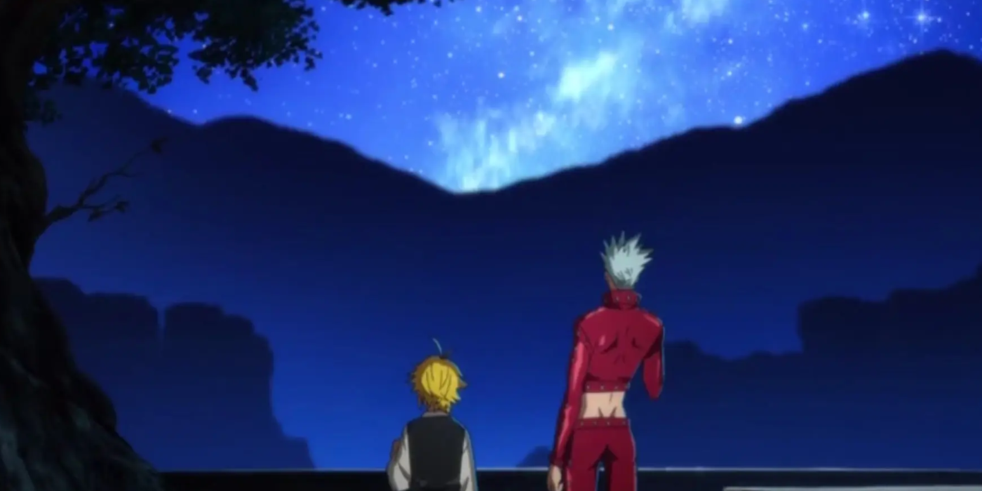Meliodas and Ban prepare to say goodbye on The Seven Deadly Sins