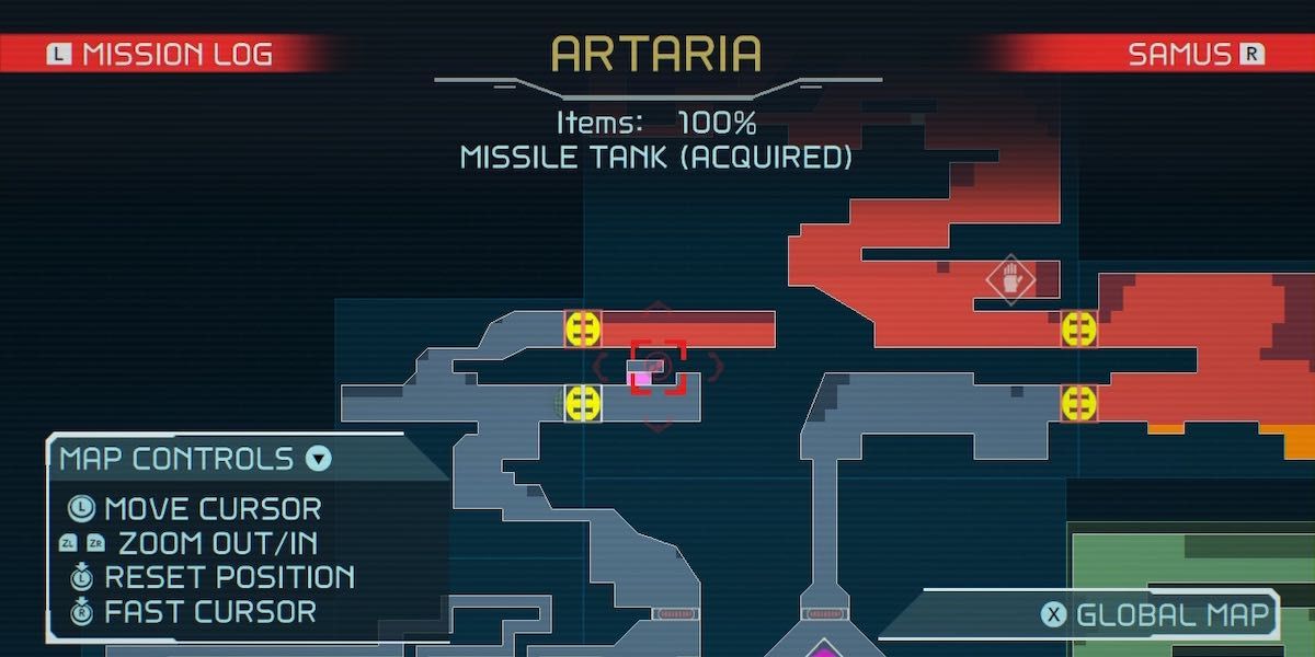 Metroid Dread Artaria Item Guide