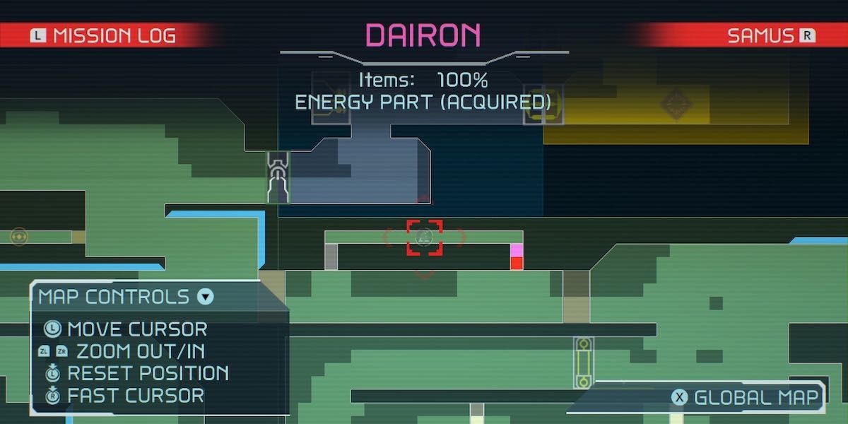 Metroid Dread Dairon Item Guide