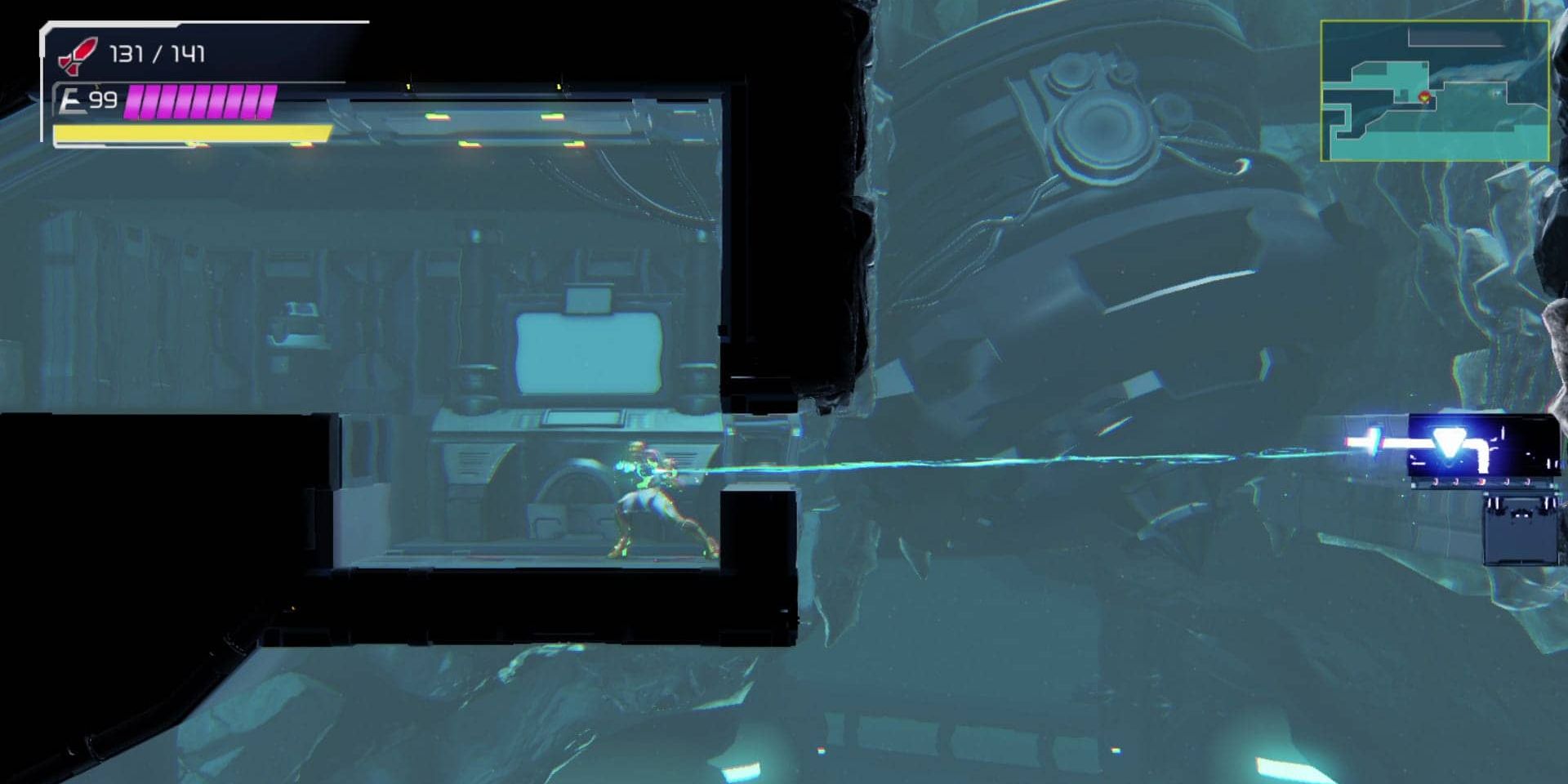 Video Games Metroid Dread Grapple Beam Pull