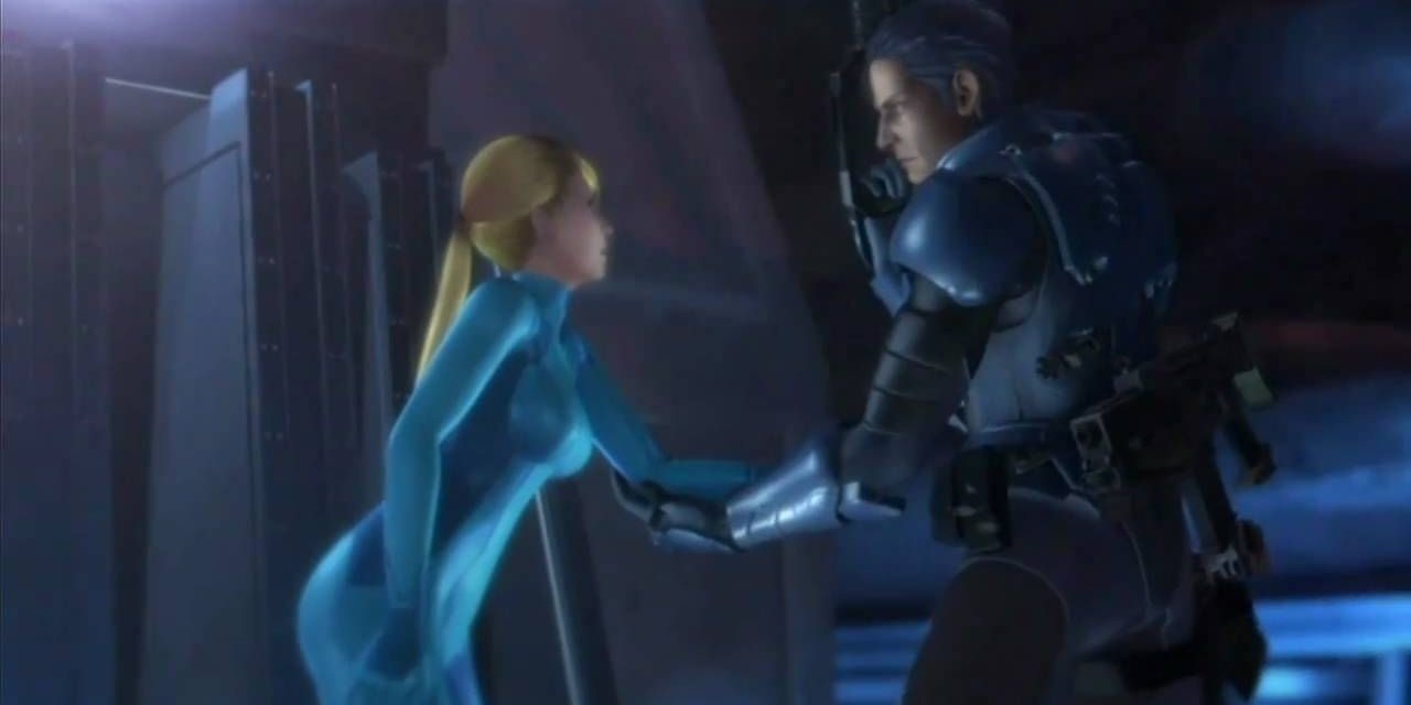 Metroid Other M Samus and Adam