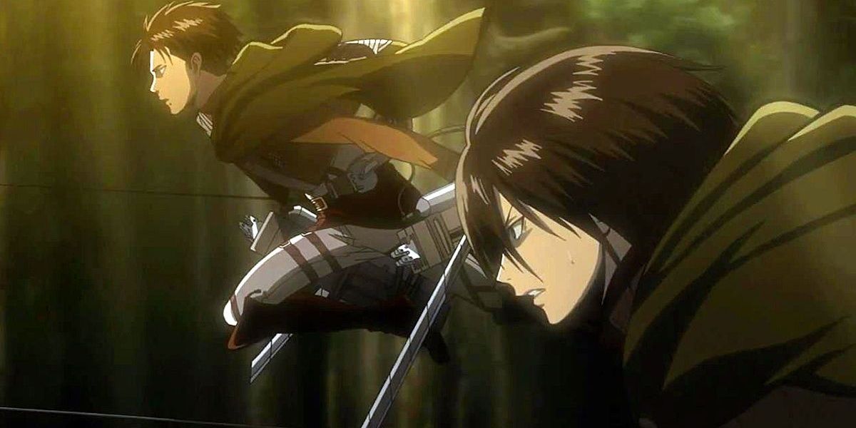 Mikasa And Levi With ODM Gear