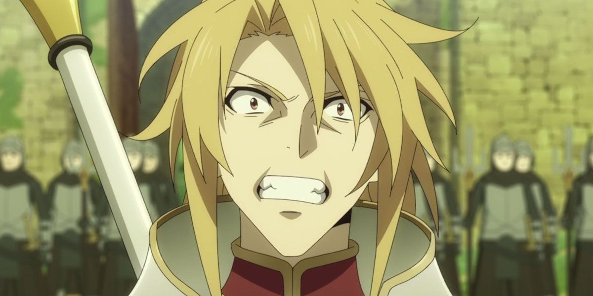 Motoyasu grits his teeth in anger