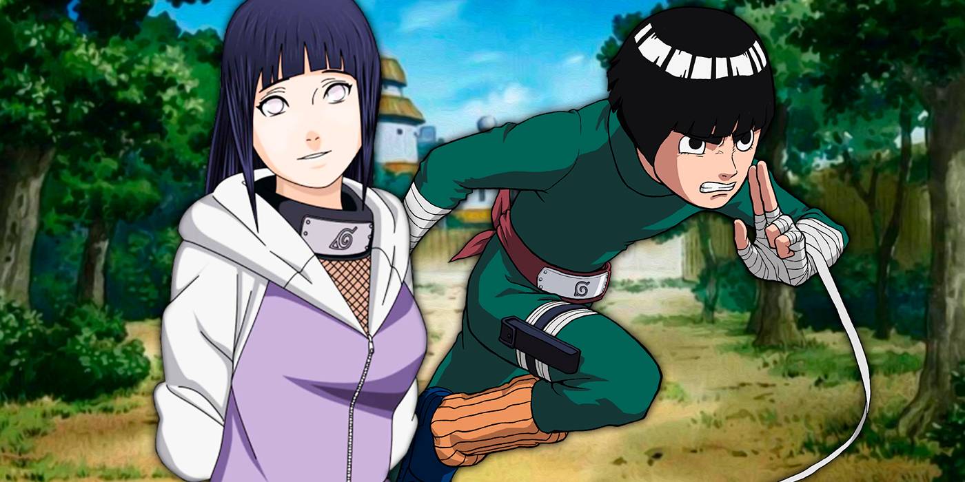 Hanabi hyuga and rock lee