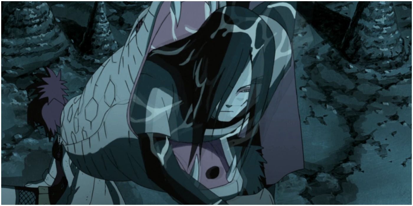 Orochimaru Being Reborn From Anko's Curse Mark