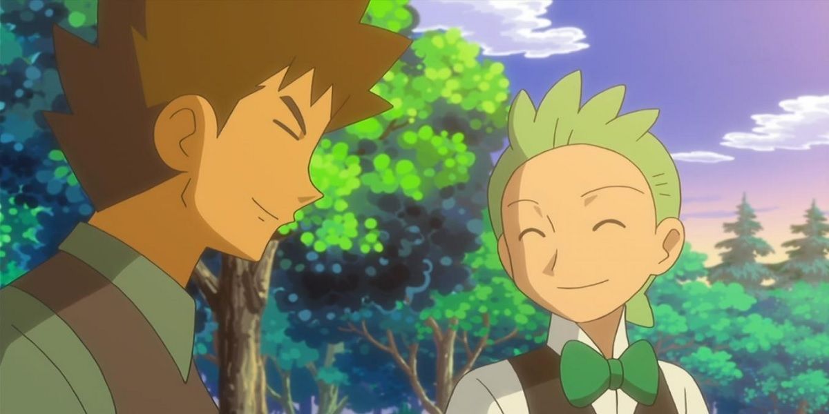 brock and cilan smiling pokemon