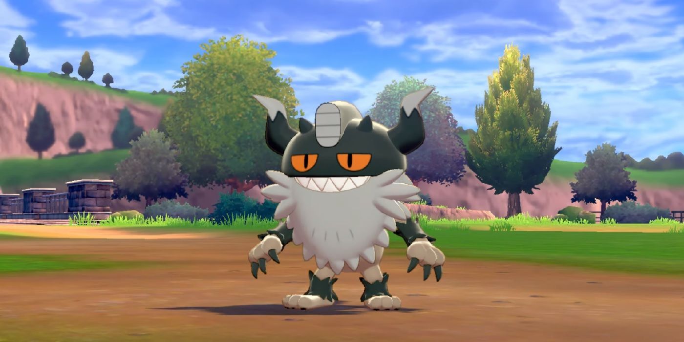 A wild Perrserker appears in Pokémon.