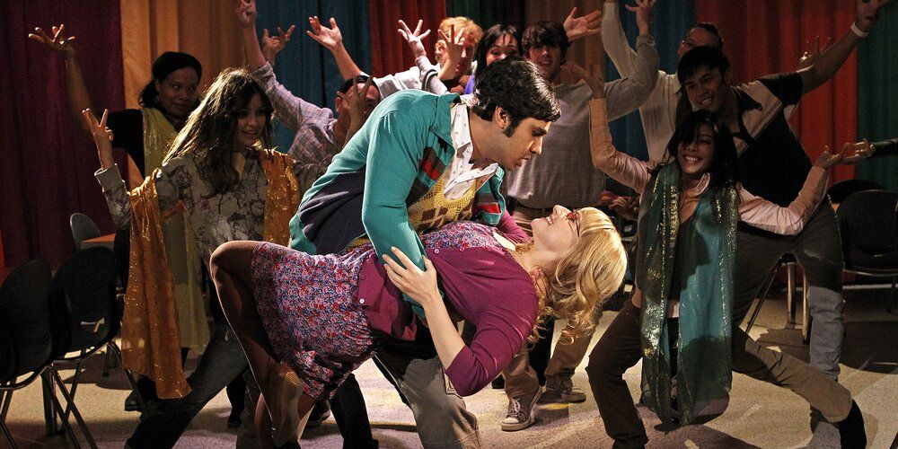 Raj and Bernadette dance in a hallucinatory Bollywood dance number the Big Bang Theory
