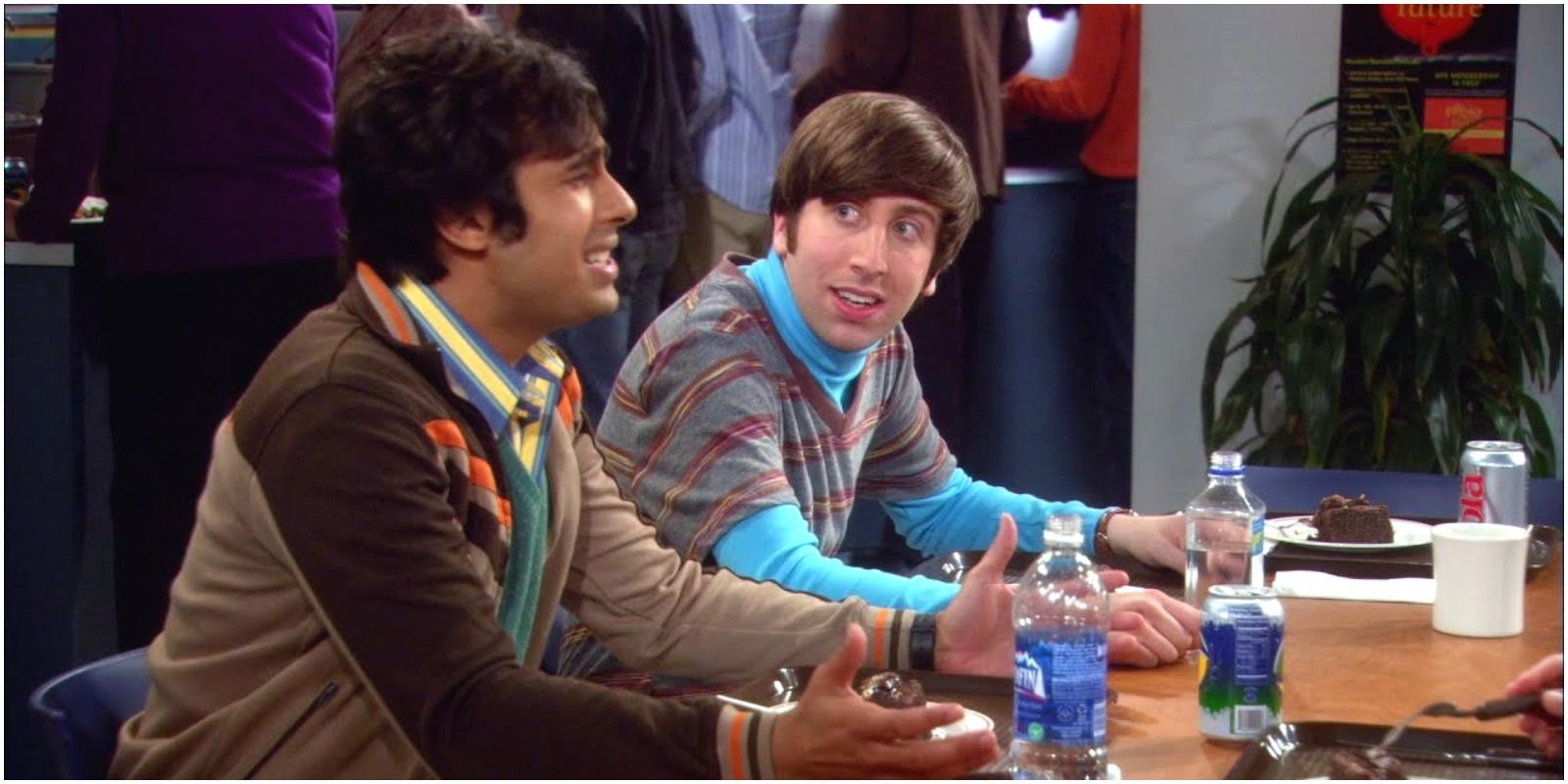 Howard and Raj being a stereotypical couple from the Big Bang Theory 