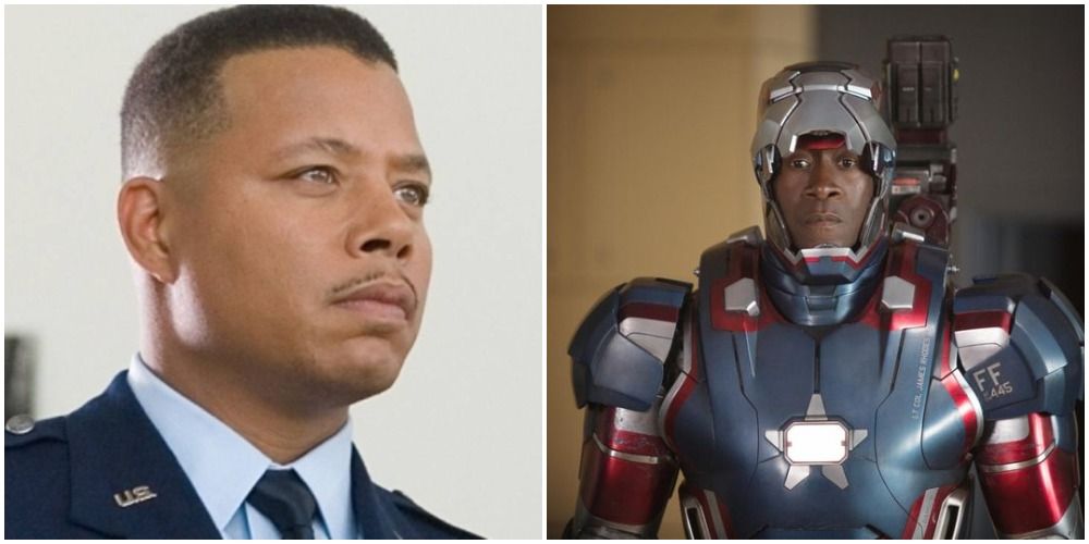Both portrayals of james 'Rhodey' Rhodes in the MCU, Terrence Howard and Don Cheadle