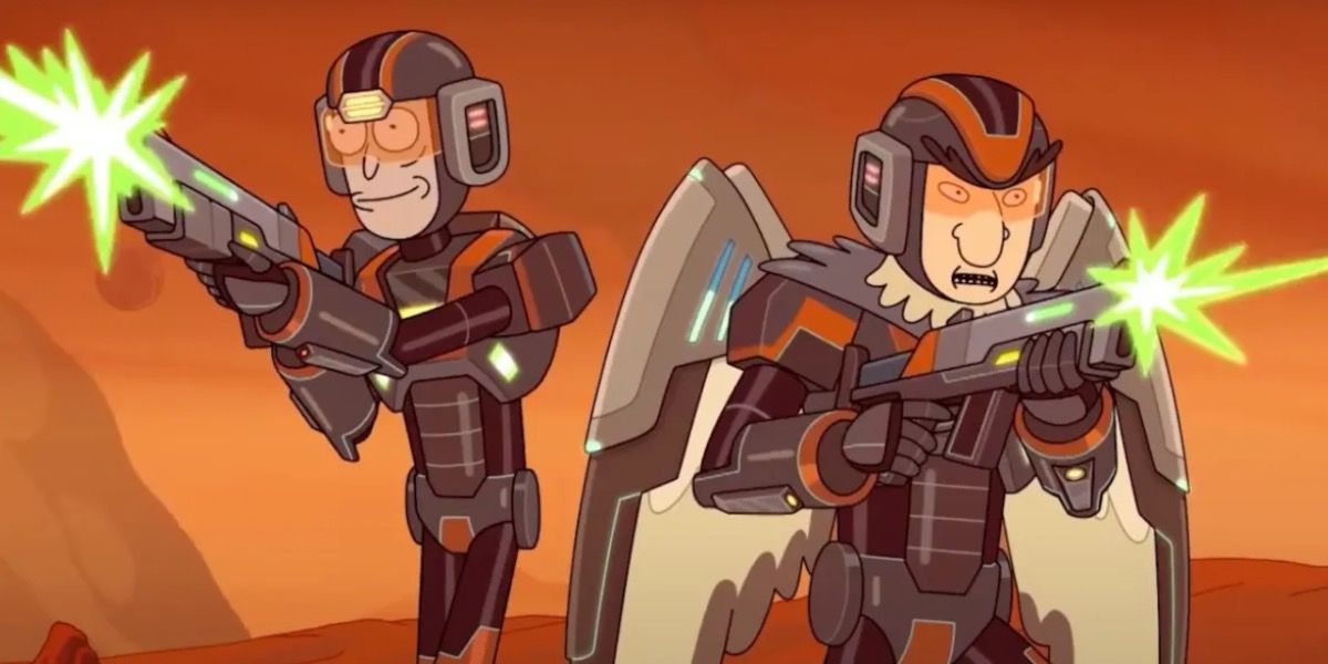 Rick and Birdperson at Blood Ridge