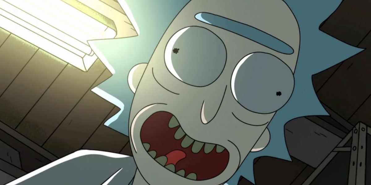 Rick and Morty - Rick Sanchez Laughing Manically 
