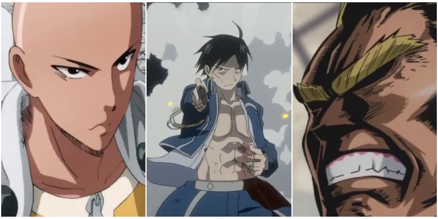 OPM Saitama FMA Mustang MHA All Might